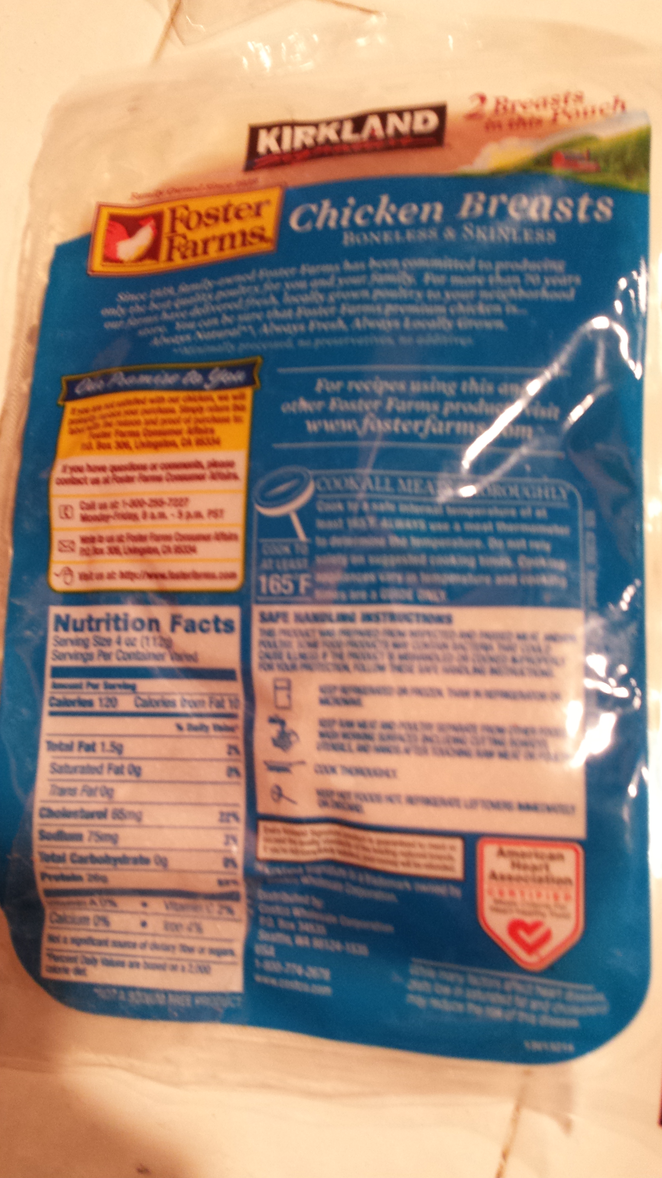 Featured image of post Recipe of Kirkland Chicken Breast Nutrition Facts